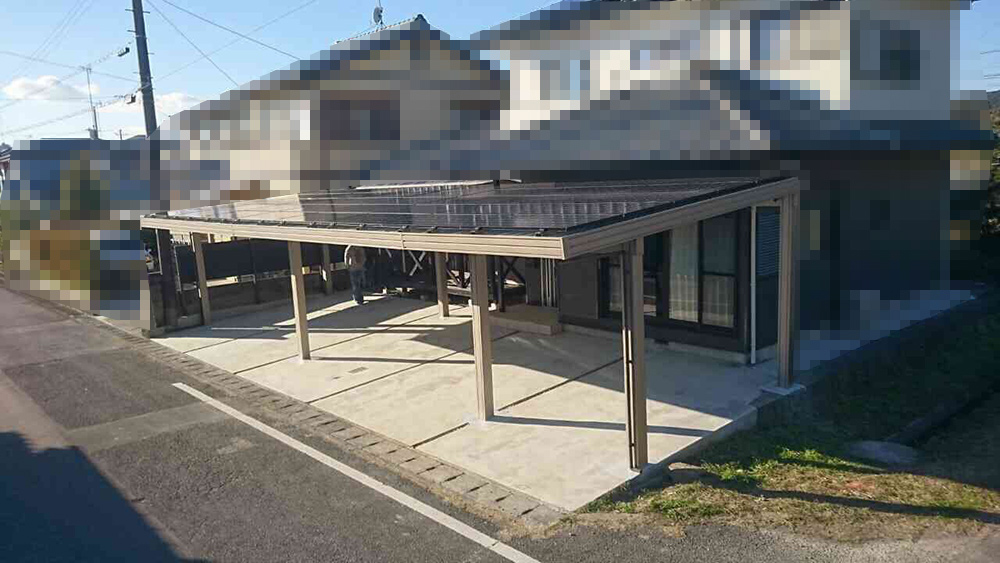 静岡県 太陽光専用カーポート