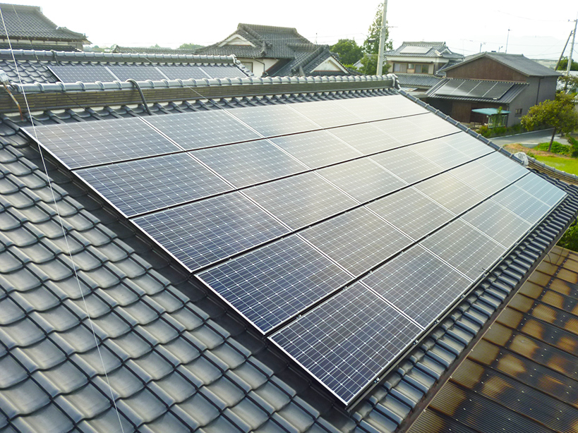 太陽光発電システム工事例